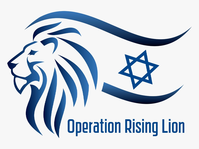 Operation Rising Lion Logo